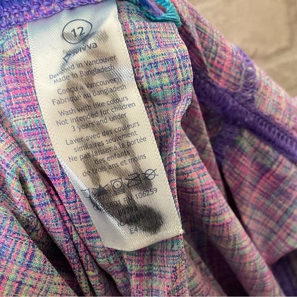 Ivivva Girls Space Dye Lightweight Performance Jacket Size 12 - Picture 15 of 16